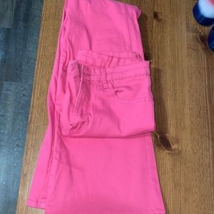 Hot pink bell bottoms